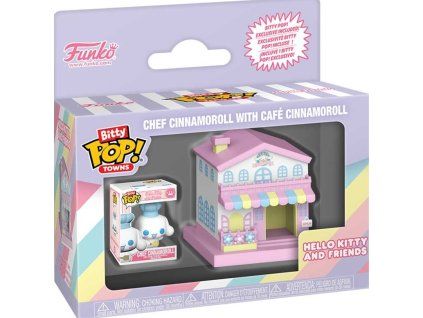 Funko Bitty Pop! Hello Kitty and Friends Chef Cinnamoroll With Café Cinnamoroll
