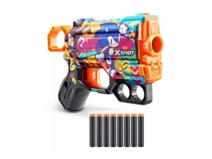 Pistole X Shot Skins Sonic Menace Blaster s 8 šipkami