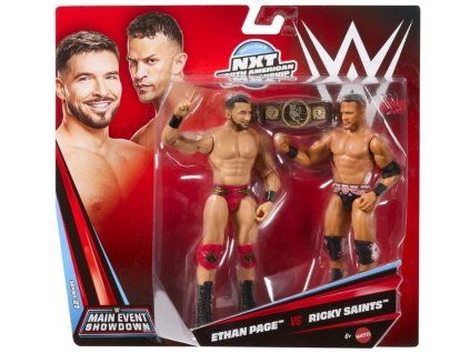Figurky WWE Main Event Showdown Ethan Page vs Ricky Saints