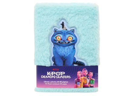 Plyšový poznámkový blok A5 KPop Demon Hunters