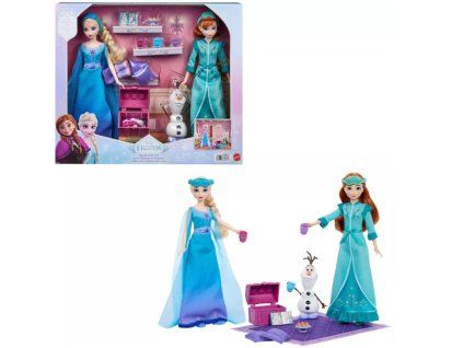 Sada Ledové království Anna a Elsa s ložnicí
