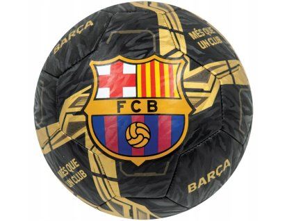 Míč FC Barcelona zlatočerný vel.5