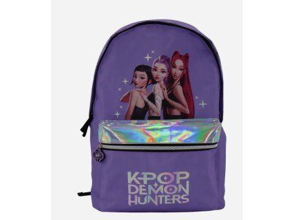 Batoh KPop Demon Hunters fialový 42cm