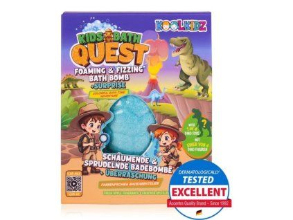 Koupelová bomba pěnivá KOOLKIDZ Dinosaurus Jablko 160g