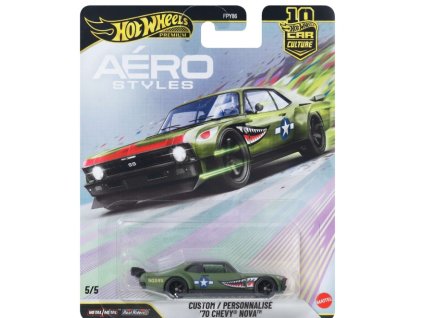 Hot Wheels Premium Car Culture Aero Styles Custom 70 Chevy Nova