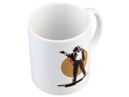 Hrnek Michael Jackson King of Pop bílý 350ml