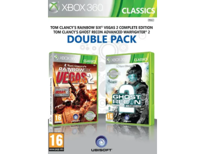 X360 Tom Clancys Rainbow Six Vegas 2 and Ghost Recon Advanced Warfighter 2 Double Pack