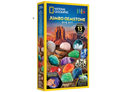 Minerály National Geographic Jumbo Gemstone Dig Kit