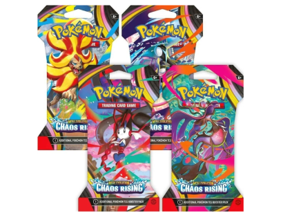 Pokemon TCG Mega Evolution Chaos Rising Sleeved Booster