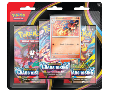 Pokemon TCG Mega Evolution Chaos Rising 3 Booster Blister