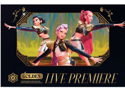 Plakát Kpop Demon Huntrix Golden Live