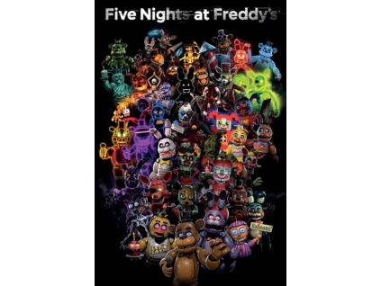 Plakát Five Nights at Freddys Koláž