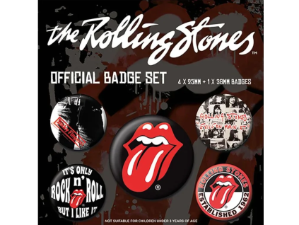 Odznaky The Rolling Stones 5ks