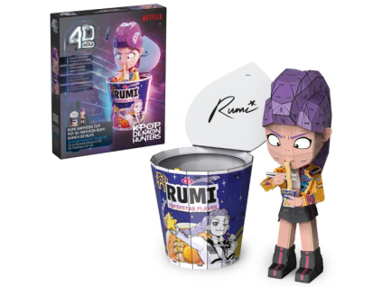 Puzzle 4D Built Kpop Demon Hunters Rumi Ramyeon Cup