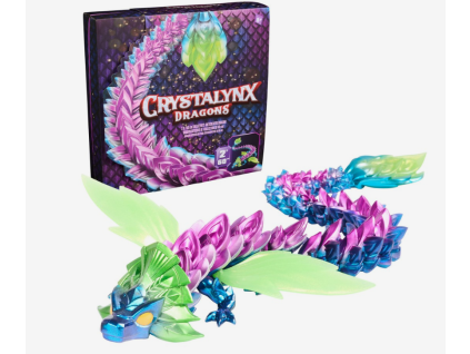 Figurka Crystalynx Dragon Aurora zelený 60cm