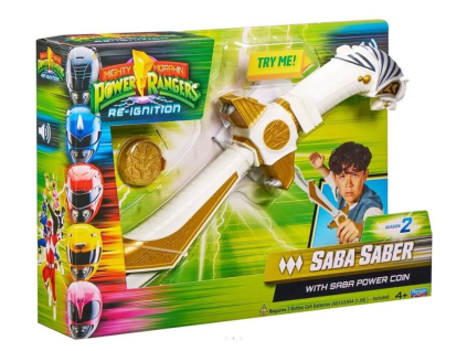 Replika meče Mighty Morphin Power Rangers Saba