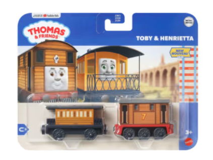Mašinka Tomáš a přátelé Deluxe Metal Engine Toby a Henrietta