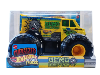 Hot Wheels Monster Trucks Oversized Demo Delivery žlutý