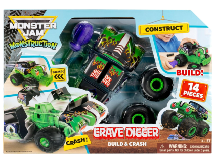 Monster Jam Monstruction Build and Crash Grave Digger