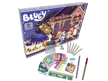 Adventní kalendář Bluey Psací potřeby