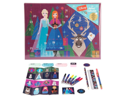 Adventní kalendář Ledové království Psací potřeby