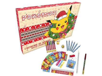 Adventní kalendář Pokémon Psací potřeby