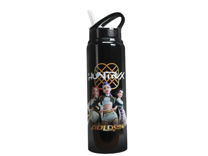 Láhev Kpop Demon Hunters Golden plastová