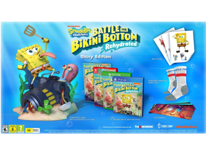 PS4 Spongebob SquarePants Battle for Bikini Bottom Rehydrated Shiny Edition