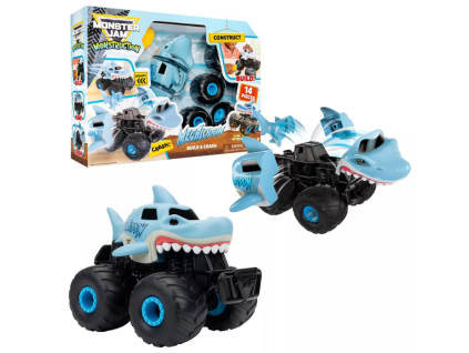 Monster Jam Monstruction Build and Crash Megalodon