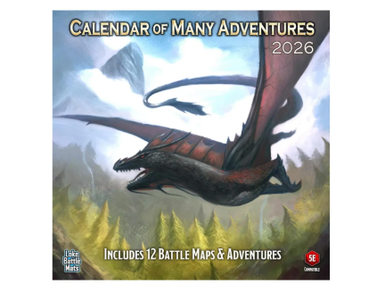 Kalendář Many Adventures 2026