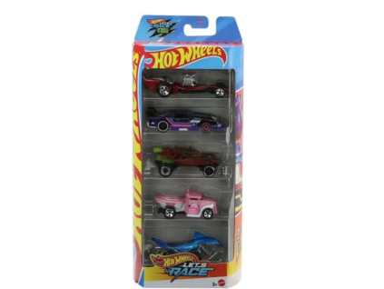 Hot Wheels Basic Car 5 pack Lets Race