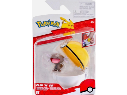 Pokémon Clip and Go Paldean Wooper a Level Ball
