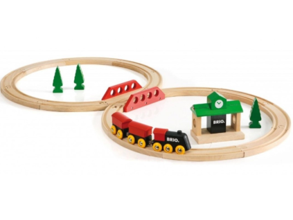 BRIO 33028 Vláčkodráha osmička Classic