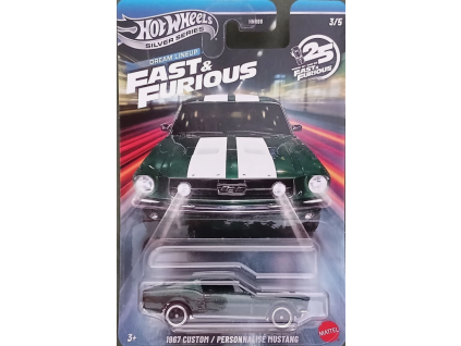 Hot Wheels Silver Series Fast and Furious Dream Lineup 1967 Cutom Mustang