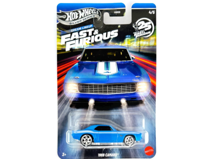Hot Wheels Silver Series Fast and Furious Dream Lineup 1969 Camaro