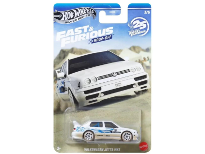 Hot Wheels Silver Series Fast and Furious Race off Volkswagen Jetta MK3