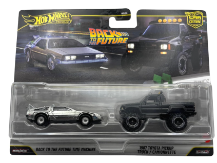 Hot Wheels Premium Car Culture Back to the Future Time Machine a 1987 Toyota Pickup Truck