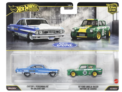 Hot Wheels Premium Car Culture Custom 64 Galaxie 500 a 67 Ford Anglia Racer
