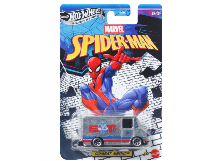 Hot Wheels Silver Series Marvel Spiderman Combat Medic