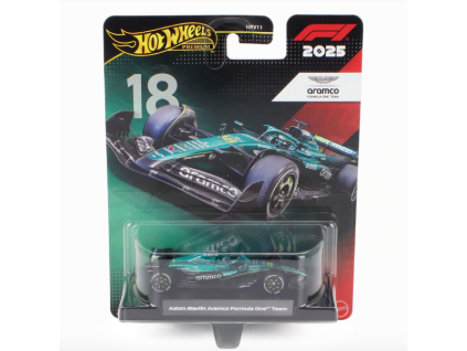 Hot Wheels Premium F1 2025 Aston Martin Aramco Formula 1 Team 18