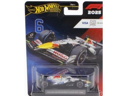 Hot Wheels Premium F1 2025 Visa Cash App Racing Bulls Formula One Team 6