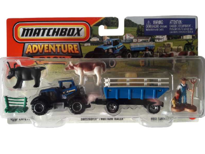 Matchbox Adventure Pack Dirtstroyer MBX farm Trailer