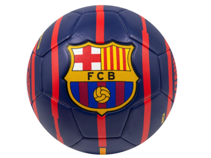 Fotbalový míč modročervený FC Barcelona vel. 5