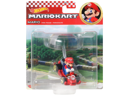 Hot Wheels Mario Kart Mario Parachute