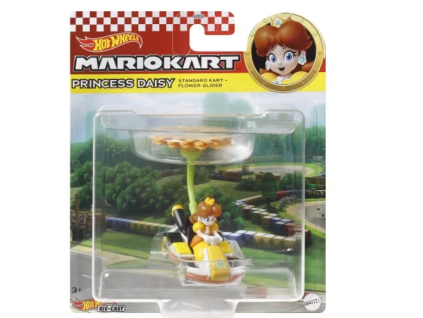 Hot Wheels Mario Kart Princess Daisy Flower Glider