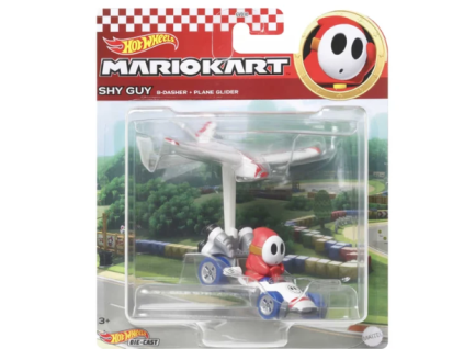 Hot Wheels Mario Kart Shy Guy Plane Glider