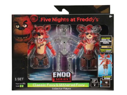 Figurky Five Nights at Freddys EndoSeries 3v1 Foxy