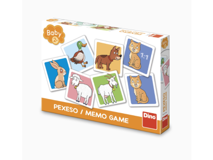 Baby Pexeso Domácí zvířata