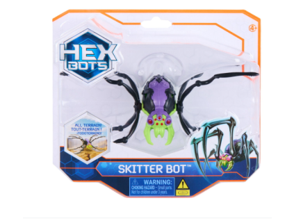 Interaktivní Red Hex Bots Skitter Bot Purple