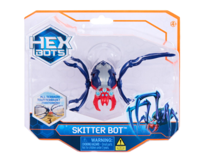 Interaktivní Red Hex Bots Skitter Bot Silver Nové
